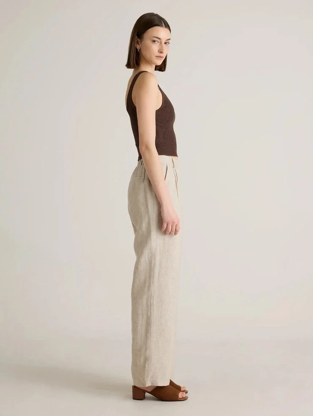 Quince pleated trouser